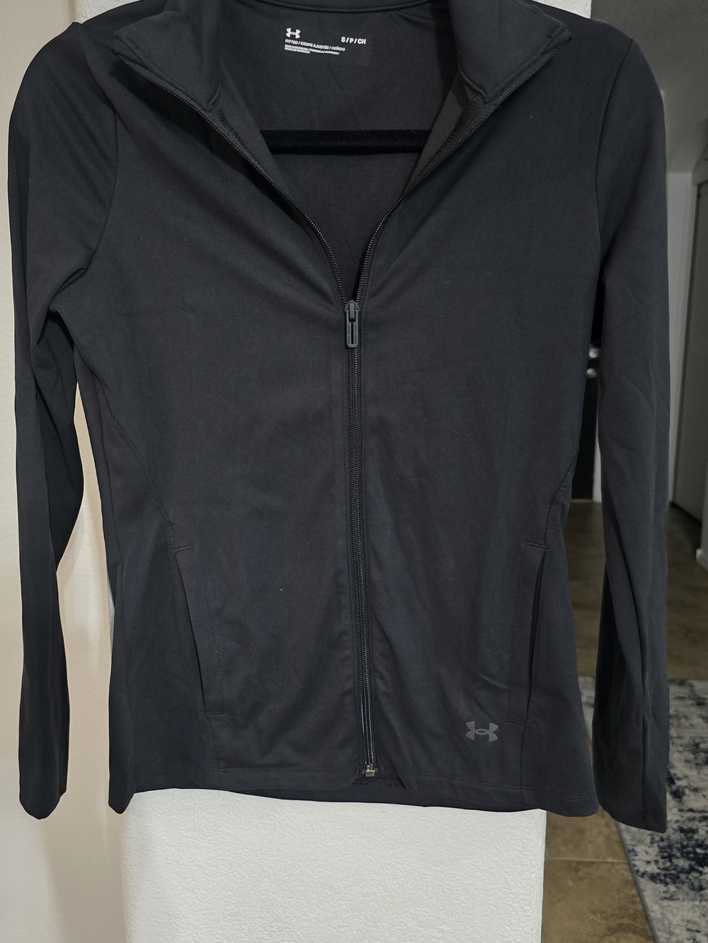 Under Armour Women's Black Full-Zip Training Jacket